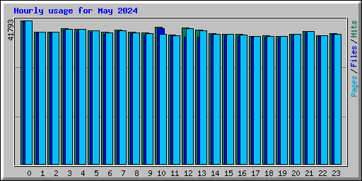 Hourly usage for May 2024